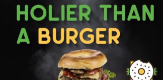 What’s holier than a burger? A bagel burger! What’s holier than a burger? A bagel burger!