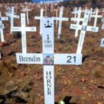 Photo's - White cross memorial ceremony - Farm murders in South Africa. Photo: Oorgrens veiligheid