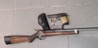 Eshowe man arrested with illegal firearms. Photo: SAPS
