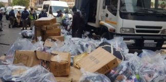 Counterfeit goods worth R24.5 million recovered, Johannesburg. Photo: SAPS
