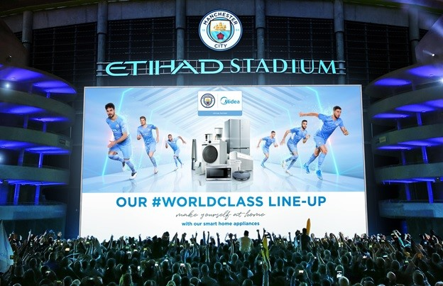 Midea reforça parceria global com Manchester City