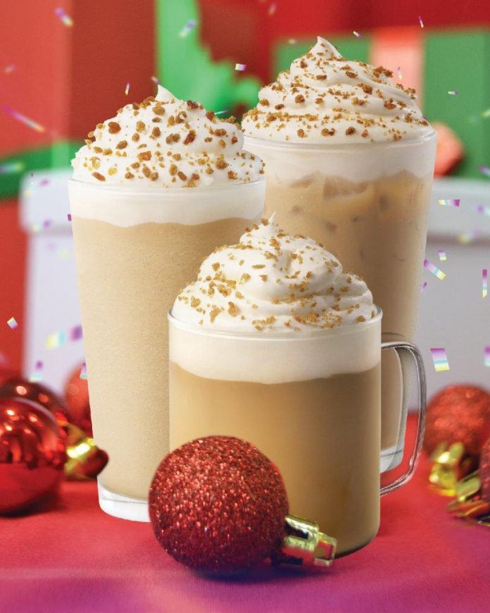 Starbucks Holiday menu is back with Gingerbread latte, Toffee Nut Latte, the return of the Red Cups, some brand-new Colour-changing cups and introducing the all-new Caramel waffle latte! Starbucks Holiday menu is back with Gingerbread latte, Toffee Nut Latte, the return of the Red Cups, some brand-new Colour-changing cups and introducing the all-new Caramel waffle latte!