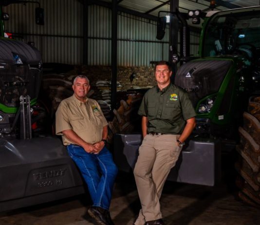 Father and son duo Pieter and Dawie Brits have embraced precision farming thanks to Fendt