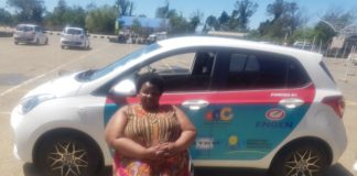 Engen helps Zininzi get behind the wheel Engen helps Zininzi get behind the wheel