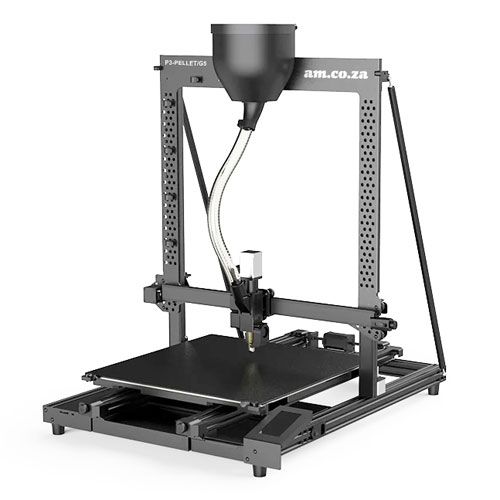 P3-PELLET/G5: AM.CO.ZA PrintUP 500x500x500mm High-Speed FGF Pellets 3D Printer