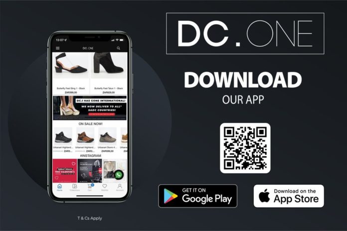 DC.ONE Online Shoe Store Releases Mobile App for iOS and Google Play