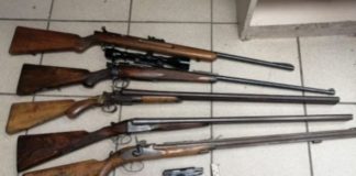 Colesberg police recover firearms, arrest suspect. Photo: SAPS