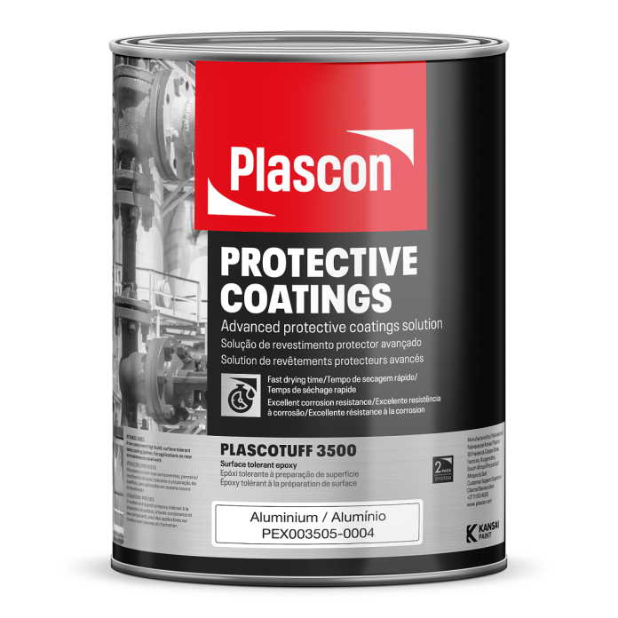 Even tougher – Plascon introduces high-performance Plascotuff 3500 Aluminium Even tougher – Plascon introduces high-performance Plascotuff 3500 Aluminium