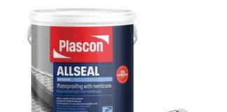Plascon launches New AllSeal, a waterproofing coating with a free membrane to prevent pesky leaks Plascon launches New AllSeal, a waterproofing coating with a free membrane to prevent pesky leaks