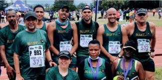 Bluff Athletics Club in Durban South are excited about the new running gear donated by Engen