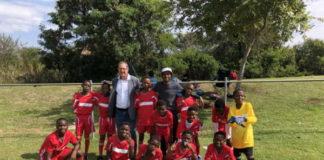 Poena Prinsloo Executive Business Improvement Impala Rustenburg and Soccer Coach Boinelo Monyatsi