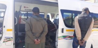 2 Arrested with stolen Transnet copper cables, N1 Kroonstad. Photo: SAPS