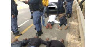 Koster armed robberies, 8 suspects arrested. Photo: SAPS