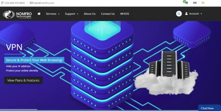 Nigeria’s Tech Startup, Nomfro Technologies Expands Web Hosting Services with New African Servers.