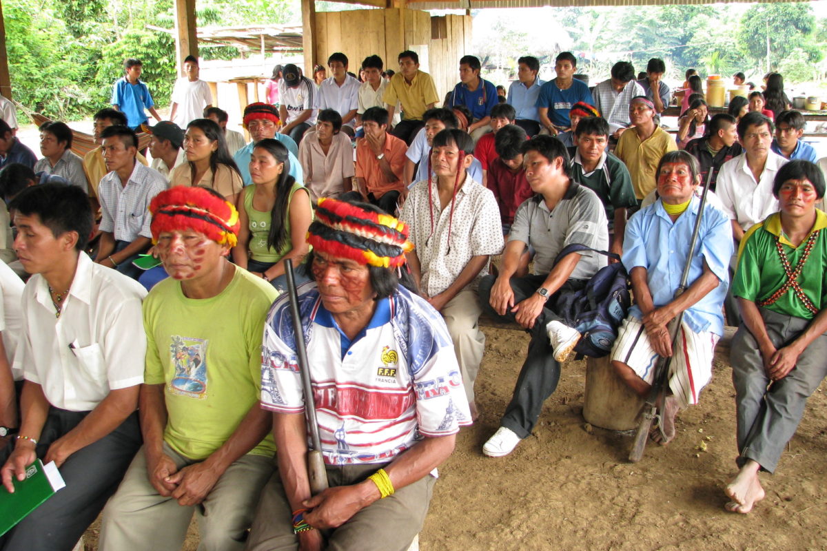 Over the course of several meetings, the Achuar have repeatedly expressed their opposition to all extractive activities