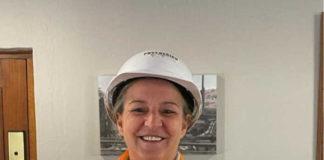 Accountant Emma Aspinall is happiest out on-site in a hard hat