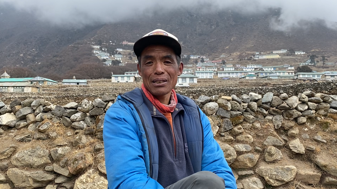 Nima Chhiring Sherpa was at Sagarmatha Camp 2 when the 2015 earthquake hit.