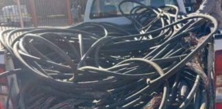 3 Suspects nabbed with stolen copper cable, Bloemhof