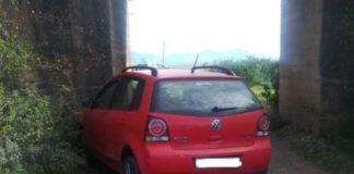 Farm watch assists in arrests, stolen vehicle recovered after high speed chase, Albertinia. Photo: SAPS