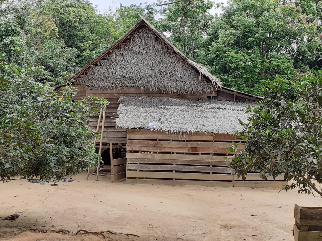 A house belonging to the Talang Durian people. 