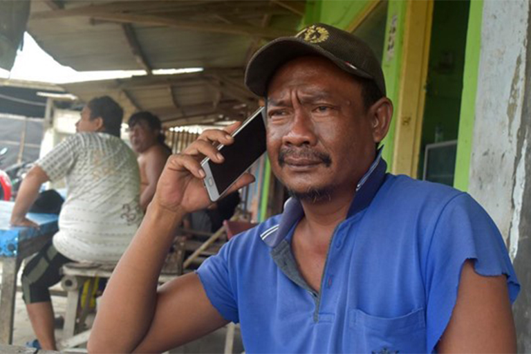 Lestari Priyanto, the head of a fishers association
