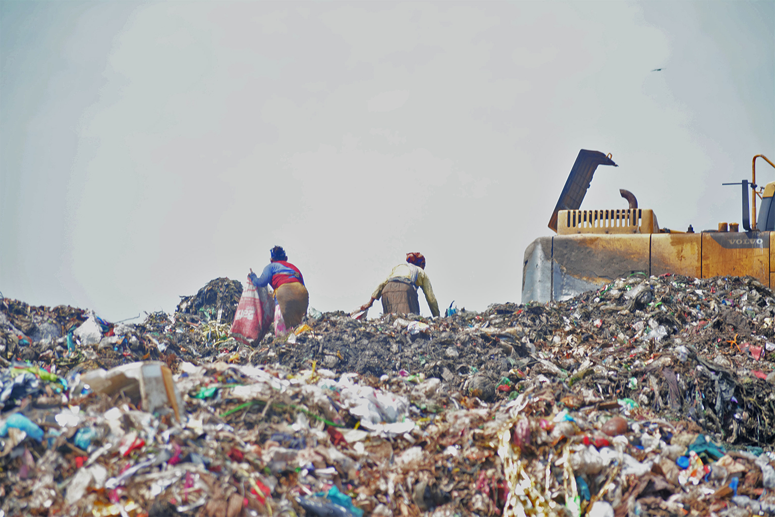 A landfill in Bangladesh.