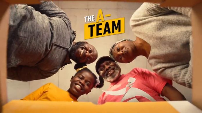 Debonairs Pizza challenges you to call up your A-Team with the new Large Cram-Decker® campaign