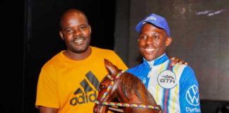 GTH top jockey awarded winner’s trophy made by local craftsman GTH top jockey awarded winner’s trophy made by local craftsman