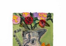 Georgina Gratrix - 2 Faces Jug 168 with Nasty Blooms 2022 - Irma Stern Residency Artwork