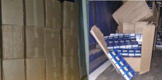 R1,5 million worth of illicit cigarettes recovered, Polokwane. Photo: SAPS