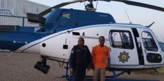 Search team recues trapped man from Chuenespoort mountains. Photo: SAPS