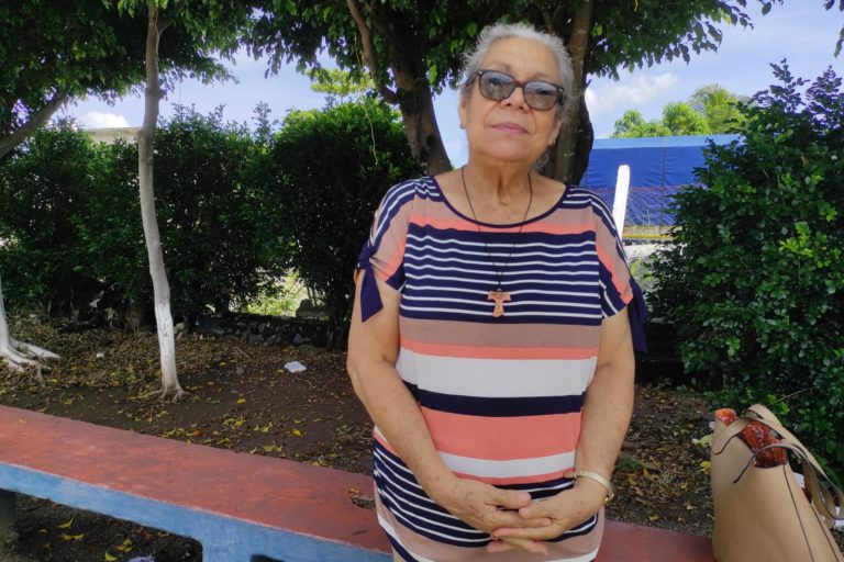 María del Carmen Cifuentes, 70, is the president of the special commission for the municipal referendum on mining in Asunción Mita.