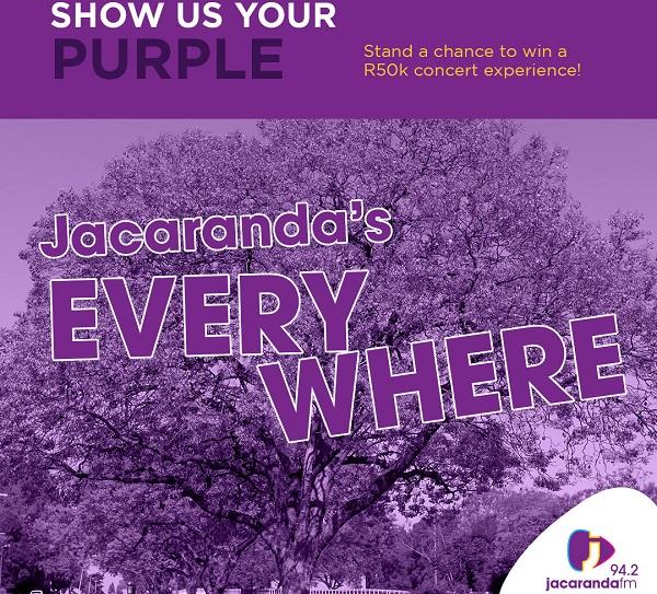 Jacaranda FM Celebrates Purple With R50K Concert Experience Prize Jacaranda FM Celebrates Purple With R50K Concert Experience Prize