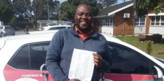 Lulama Ntandazo Sabani from the Eastern Cape who became paralysed from birth now in the driving seat