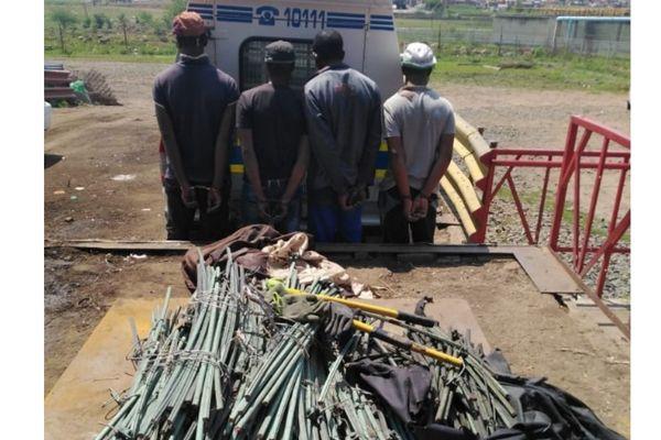 4 Copper thieves arrested, Bethlehem 4 Copper thieves arrested, Bethlehem