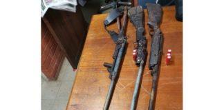 3 Homemade shotguns recovered, Empangeni. Photo: SAPS