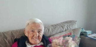 Renishaw Hills celebrates as resident, Fern Stievenart, turns 100!