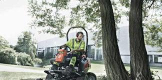 Husqvarna’s professional P525D Ride-on Front Mower – one machine, multiple uses