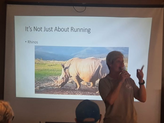 Renishaw Hills connects with rhino conservationist for compelling talk