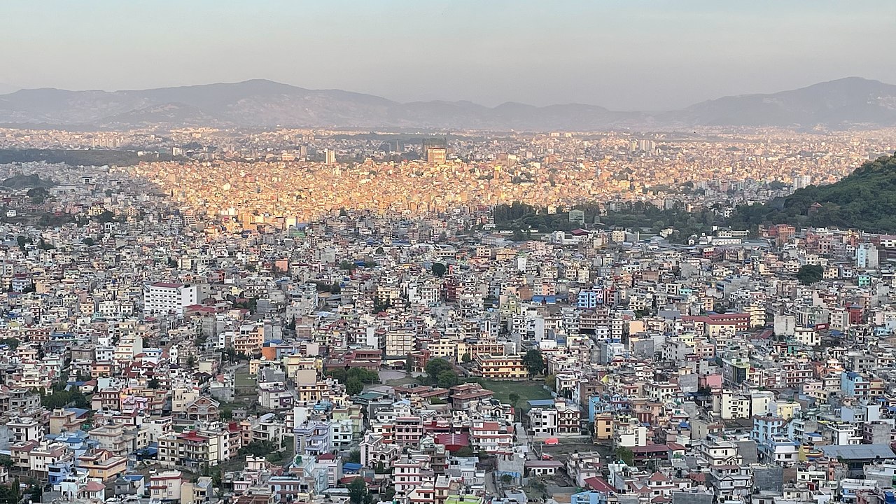 kathmandu aerial view