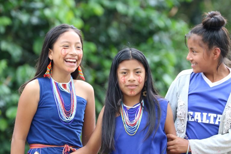Members of the El Kiim community. Photo courtesy of Nature and Culture International.