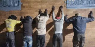 Rival illegal miners in shootout, police arrest 23 undocumented persons, Westonaria. Photo: SAPS