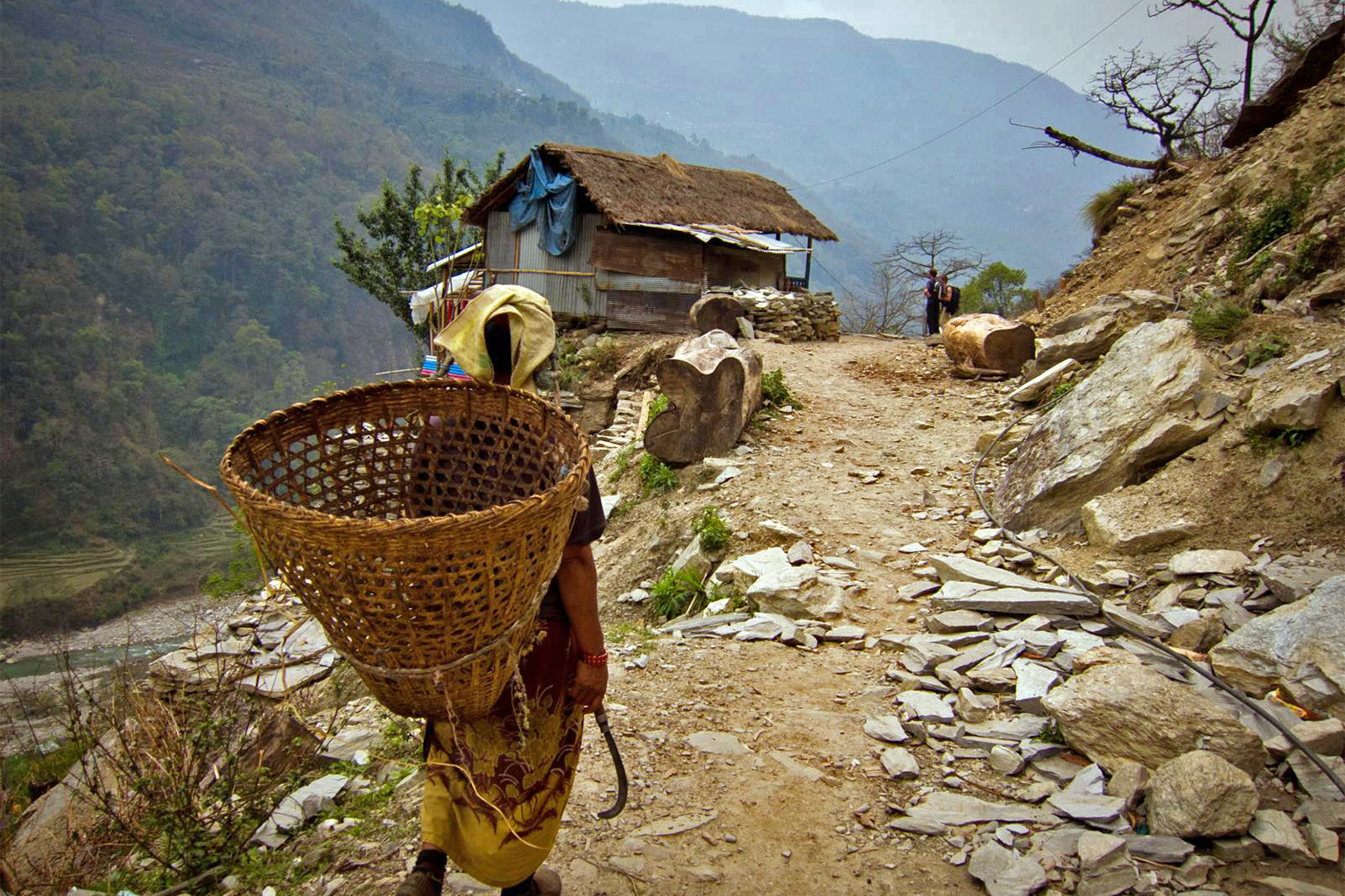 A local woman in the Annapurna Conservation Area.