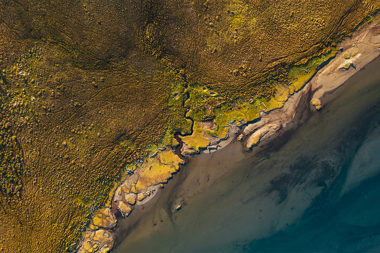 Aerial photo of Mitre Peninsula.