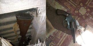 Farm burglary: Home raided, 3 firearms recovered, Maletswai. Photo: SAPS