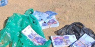 Dealing in diamonds, 3 arrested with counterfeit bank notes, Bloemfontein. Photo: SAPS