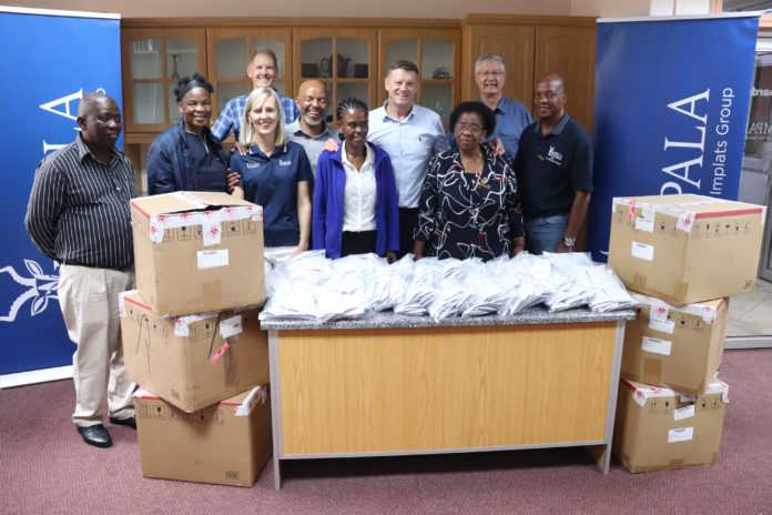Impala Rustenburg donates 5 000 HIV test kits to Tapologo Hospice