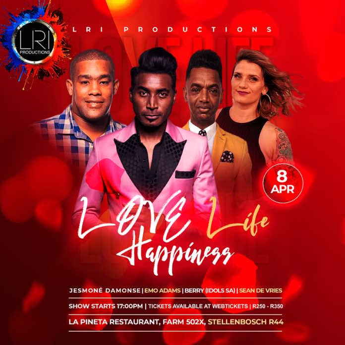 Top Cape Town artists ready to celebrate Love Life and Happiness in their home city this April