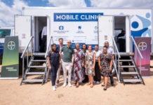 Mobile Health Clinic and team from Bayer South Africa