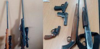 10 Dangerous criminals arrested, 7 firearms recovered, Middelburg. Photo: SAPS